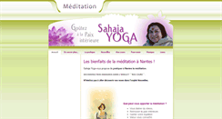 Desktop Screenshot of meditation-nantes.fr