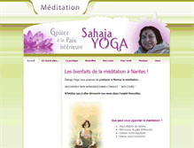 Tablet Screenshot of meditation-nantes.fr